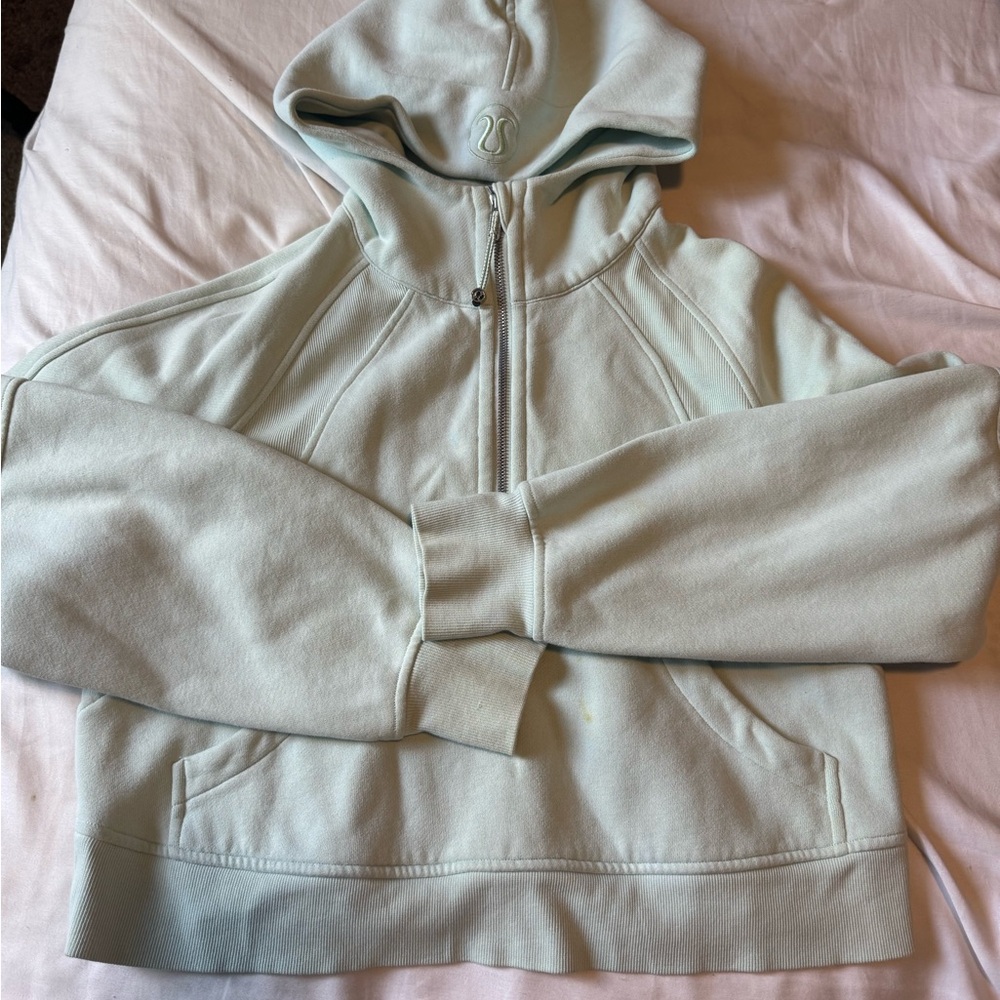 lululemon athletica scuba half zip hoodie